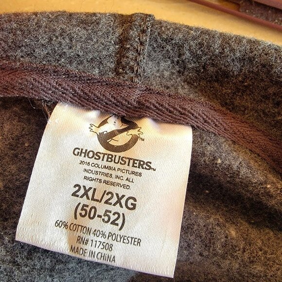 Ghostbusters Logo Hoodie With Red Sleeve Stripes 2XL - Picture 6 of 11